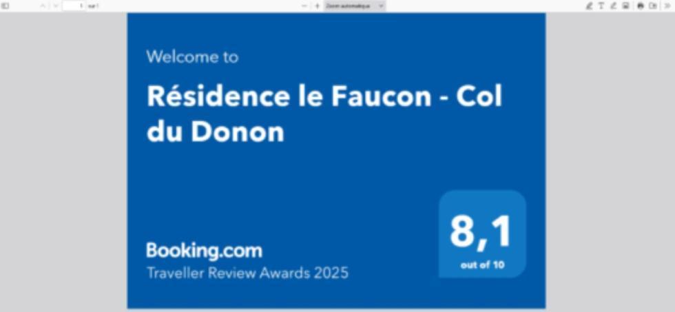 Residence Le Faucon - Col Du Donon Grandfontaine  Eksteriør billede